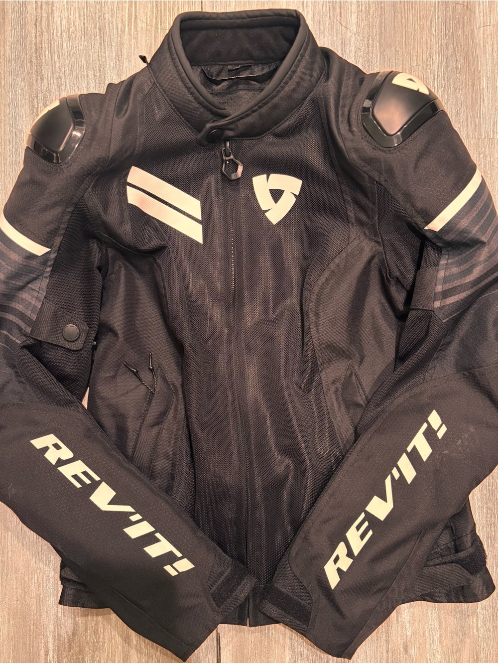 REV'IT! Women's Black Armored Motorcycle Jacket NWOT